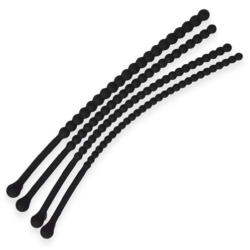 segmented silicone urethral sound close view